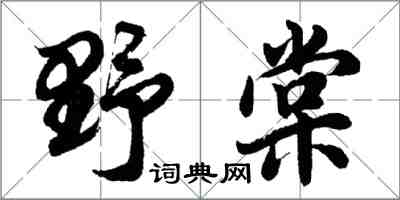胡問遂野棠行書怎么寫