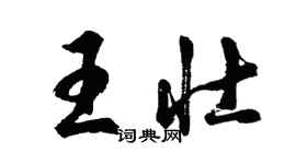 胡問遂王壯行書個性簽名怎么寫