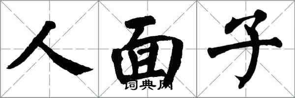 翁闓運人面子楷書怎么寫