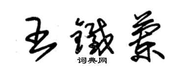 朱錫榮王鐵蘭草書個性簽名怎么寫