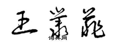 曾慶福王叢菲草書個性簽名怎么寫