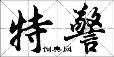 胡問遂特警行書怎么寫