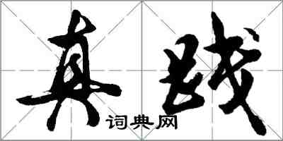 胡問遂真踐行書怎么寫