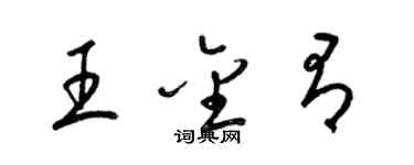 梁錦英王金有草書個性簽名怎么寫