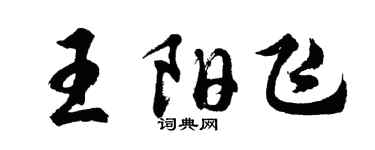 胡問遂王陽飛行書個性簽名怎么寫