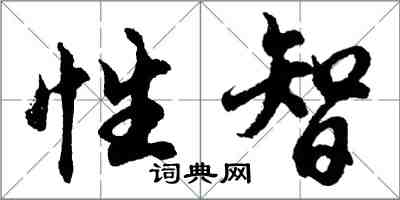 胡問遂性智行書怎么寫