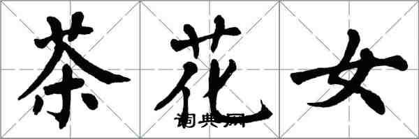 翁闓運茶花女楷書怎么寫