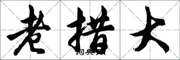 胡問遂老措大行書怎么寫