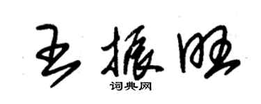 朱錫榮王振旺草書個性簽名怎么寫
