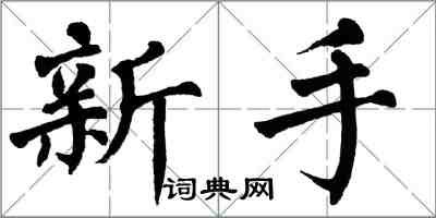 翁闓運新手楷書怎么寫