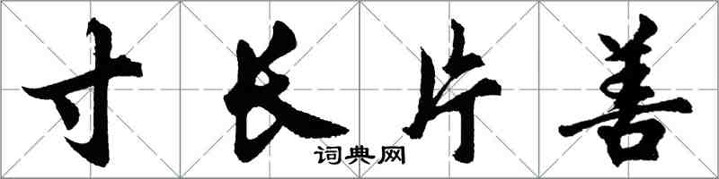 胡問遂寸長片善行書怎么寫