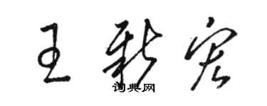 駱恆光王新宏草書個性簽名怎么寫