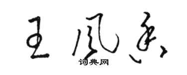 駱恆光王風香草書個性簽名怎么寫