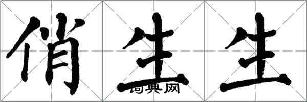 翁闓運俏生生楷書怎么寫