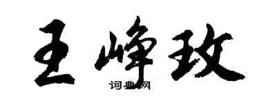 胡問遂王崢玫行書個性簽名怎么寫