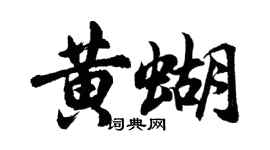 胡問遂黃蝴行書個性簽名怎么寫