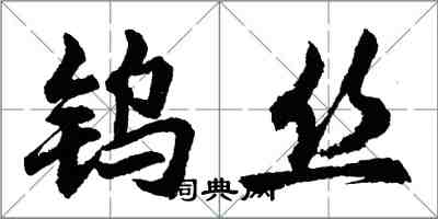 胡問遂鎢絲行書怎么寫