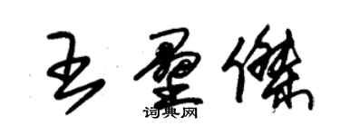 朱錫榮王壘傑草書個性簽名怎么寫