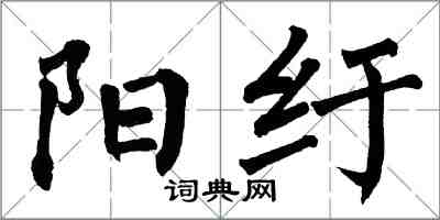 翁闓運陽紆楷書怎么寫