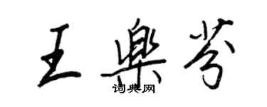 王正良王樂芬行書個性簽名怎么寫