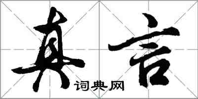 胡問遂真言行書怎么寫