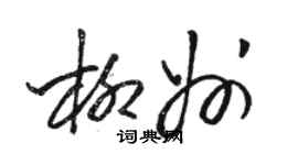 駱恆光柳州草書個性簽名怎么寫