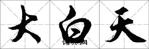 胡問遂大白天行書怎么寫