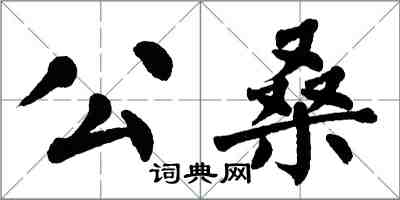 翁闓運公桑楷書怎么寫