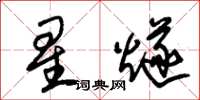 朱錫榮星燧草書怎么寫