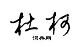 梁錦英杜柯草書個性簽名怎么寫