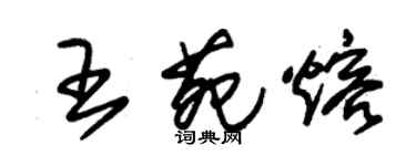 朱錫榮王苑熔草書個性簽名怎么寫