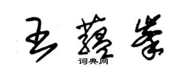 朱錫榮王蘊峰草書個性簽名怎么寫