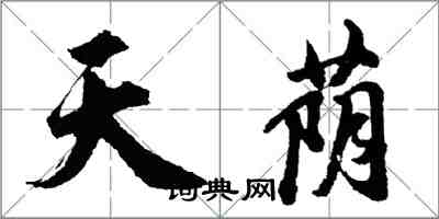 胡問遂天蔭行書怎么寫