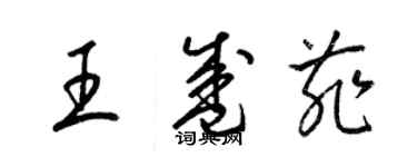 梁錦英王盛菲草書個性簽名怎么寫