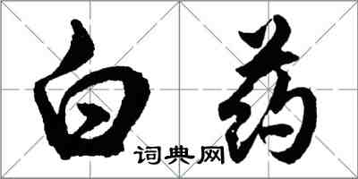 胡問遂白藥行書怎么寫