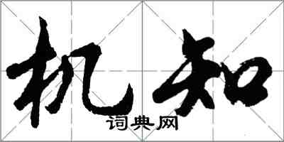 胡問遂機知行書怎么寫