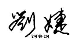 朱錫榮劉婕草書個性簽名怎么寫