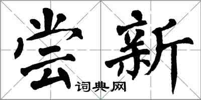 翁闓運嘗新楷書怎么寫