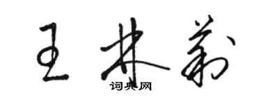 駱恆光王林莉草書個性簽名怎么寫