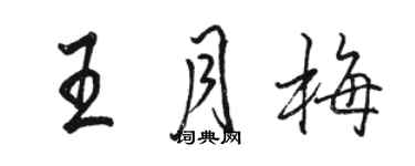 駱恆光王月梅行書個性簽名怎么寫