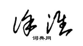 朱錫榮徐淮草書個性簽名怎么寫