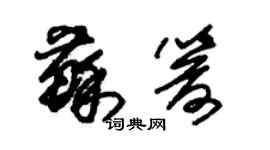 朱錫榮蘇箭草書個性簽名怎么寫