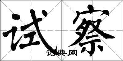 翁闓運試察楷書怎么寫