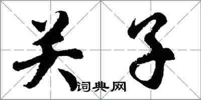 胡問遂關子行書怎么寫