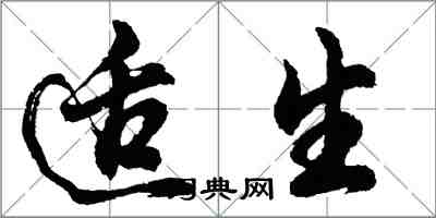 胡問遂適生行書怎么寫