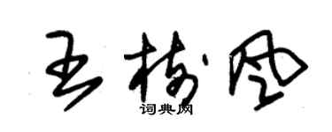 朱錫榮王樹風草書個性簽名怎么寫