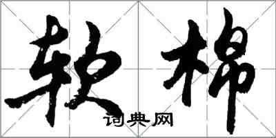 胡問遂軟棉行書怎么寫