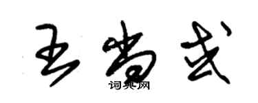 朱錫榮王尚或草書個性簽名怎么寫