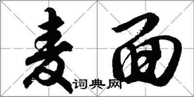 胡問遂麥面行書怎么寫