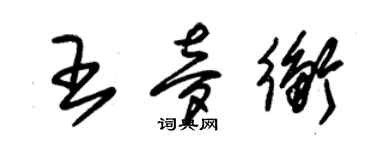 朱錫榮王夢衡草書個性簽名怎么寫